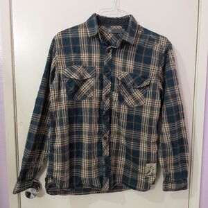 REI Mens Medium flannel long sleeve